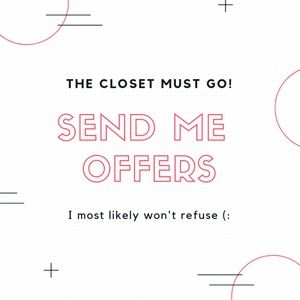 ✨CLOSET CLEARANCE! Everything must go! ✨